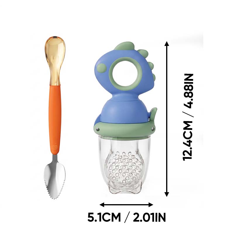 Baby Push-Feed Fruit Feeder & Teether