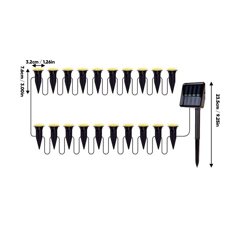 Solar pathway light