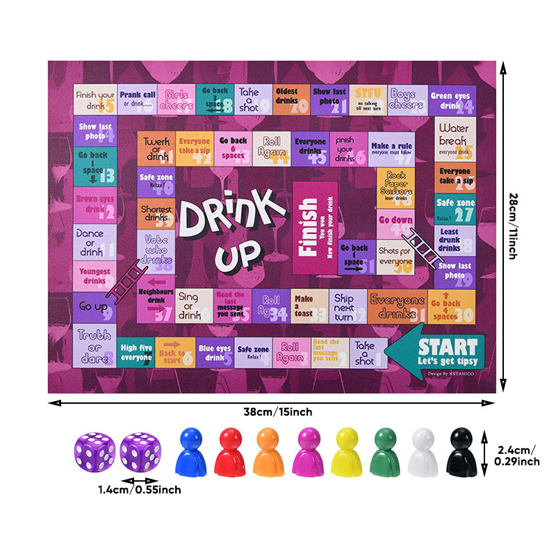 Tipsy Drinking Board Game