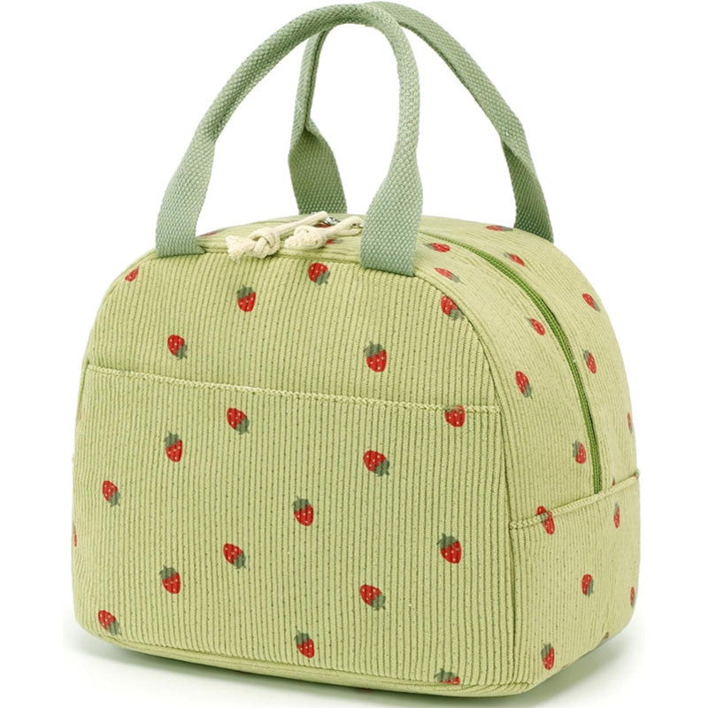 Corduroy Printed Tote Lunch Bag