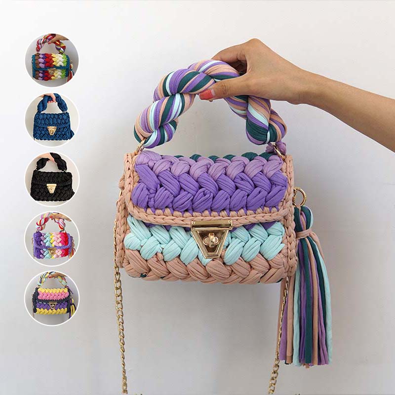 Ethnic Style Knitting Bag