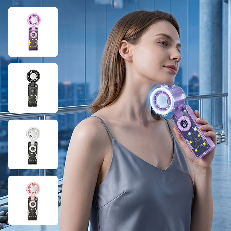 Portable Handheld Turbo Fan with Ice Cooler