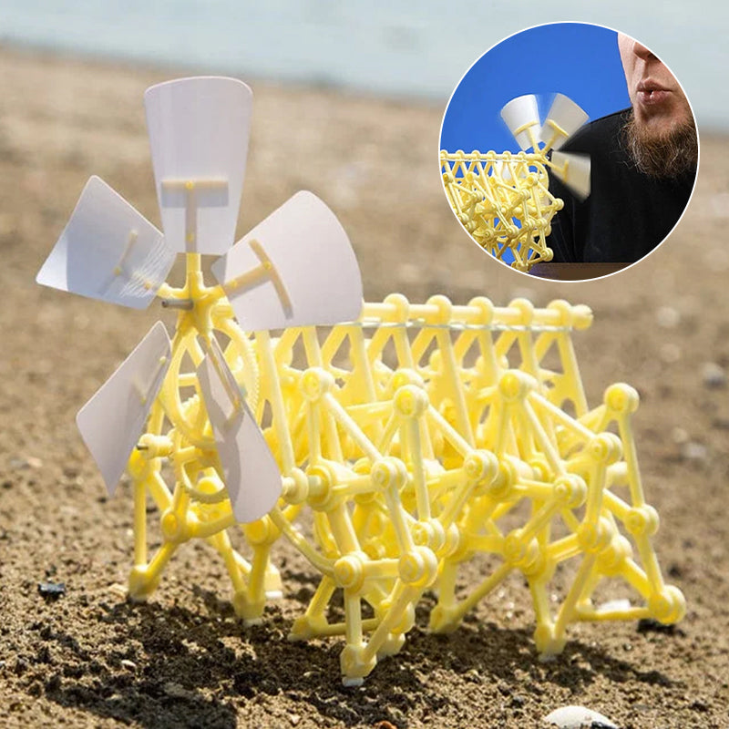 Wind-Powered Walking Model Robot