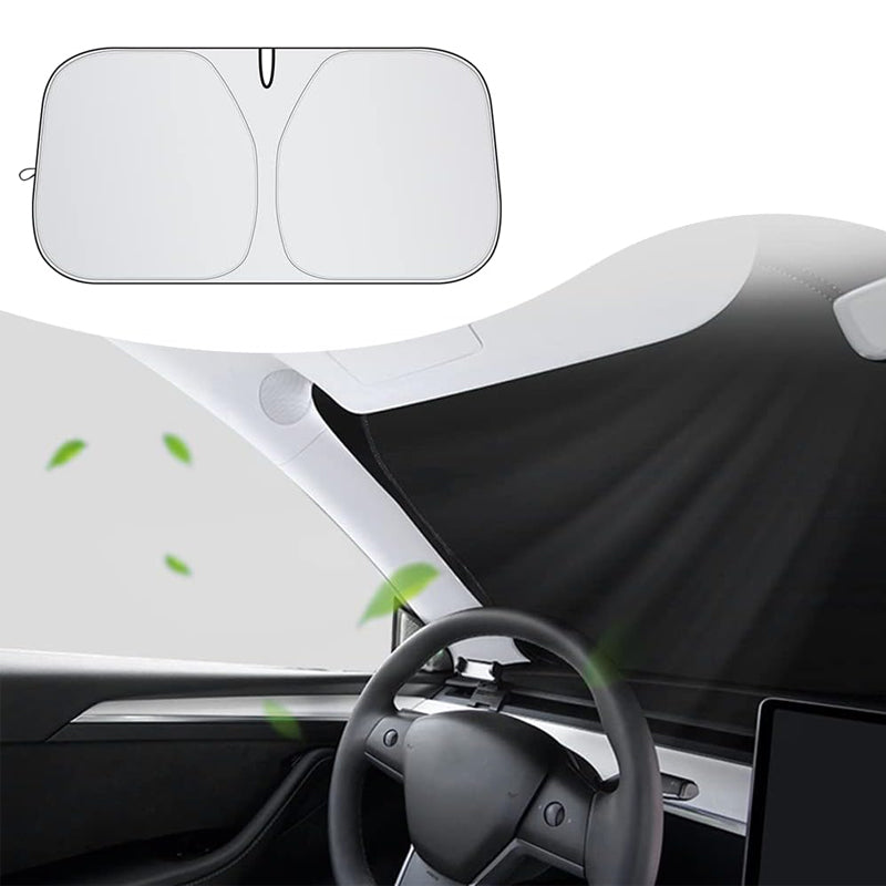 Titanium Silver Thickened Car Windshield Sun Shade