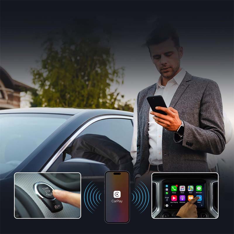 Mini Wireless CarPlay/Android Auto 2 in 1 Adapter