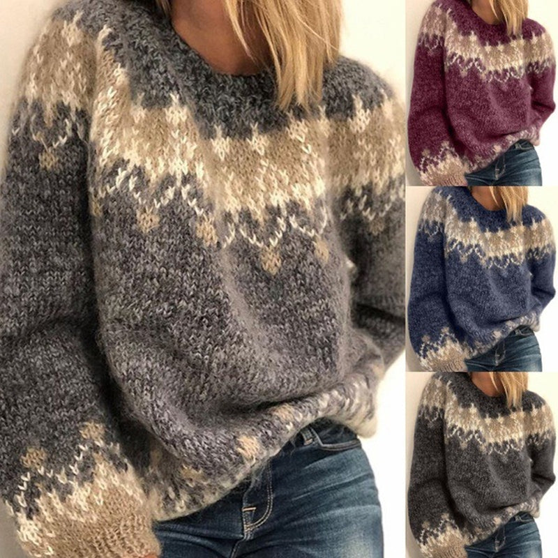 Mohair Chunky-Knit Sweater