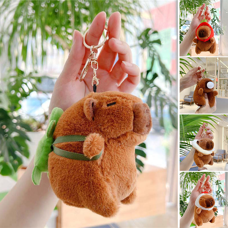 Capybara Keychain Key-ring Bag