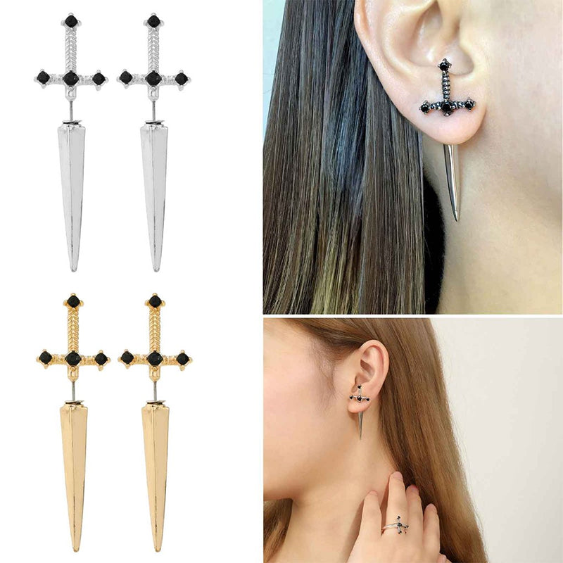 GOTHIC SWORD EARRINGS