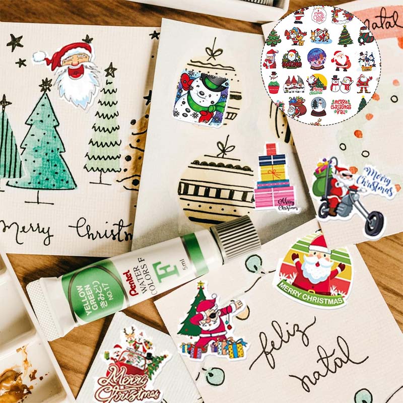 Christmas Doodle Stickers(25 PCS)