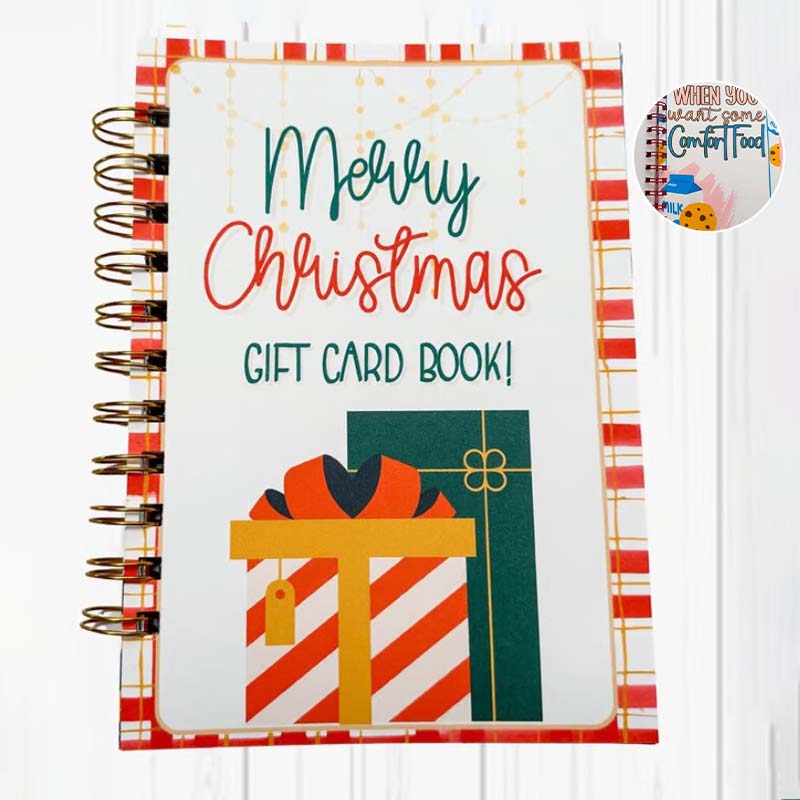 Christmas gift card book