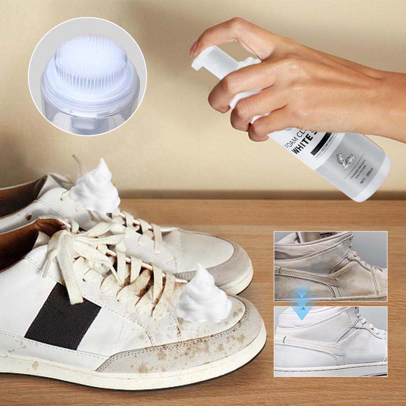 White shoes cleaning agent