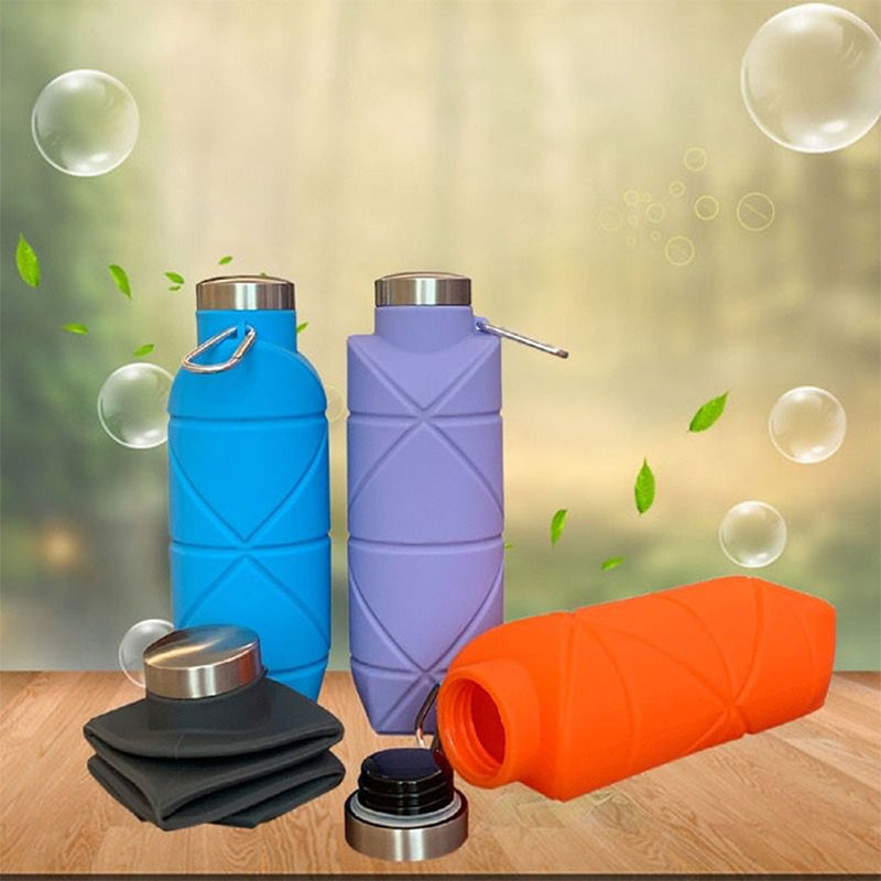 700ml Collapsible Silicone Water Bottle