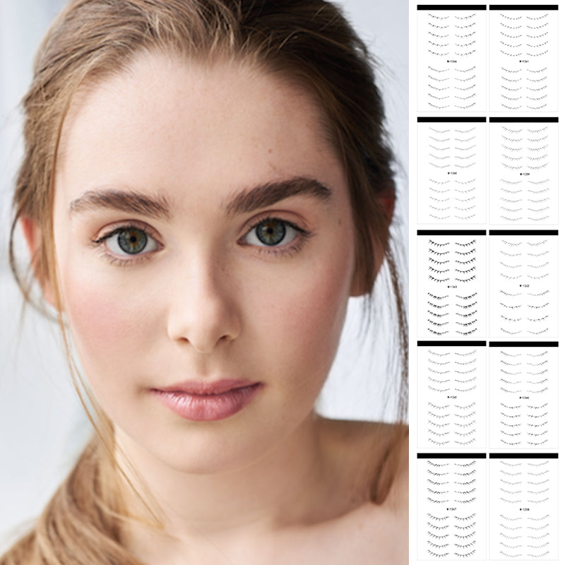 Lower Eyelash Tattoo Sticker Set