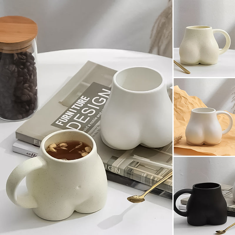 Creative Ceramic Butt Mug
