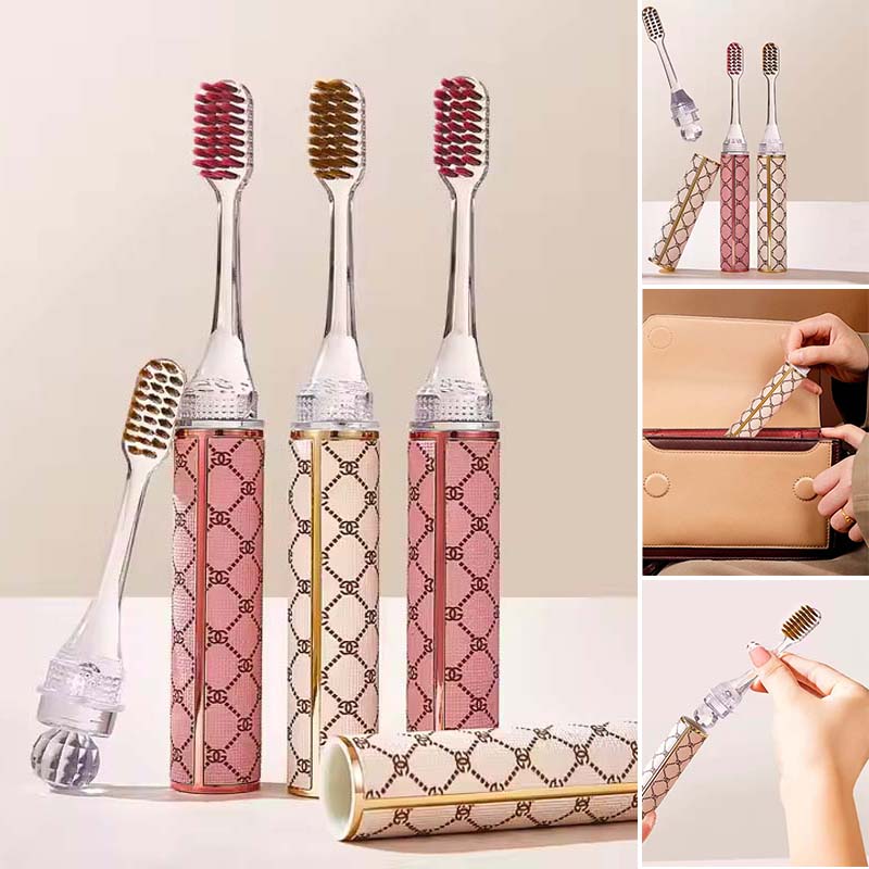 Lipstick Style Portable Toothbrush