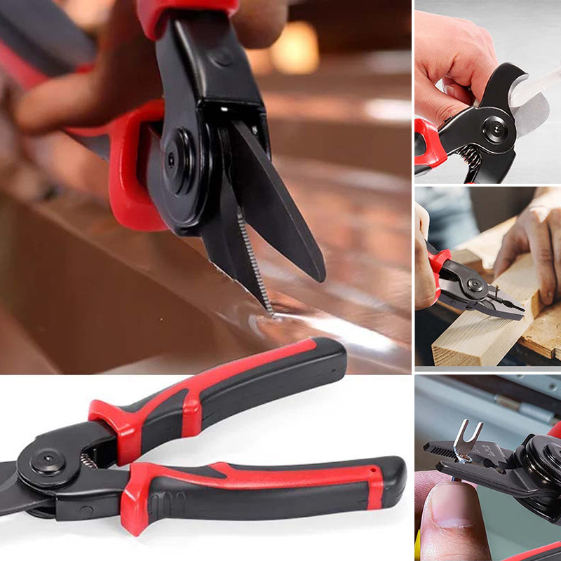 5-in-1 Interchangeable Head Pliers Tool Set