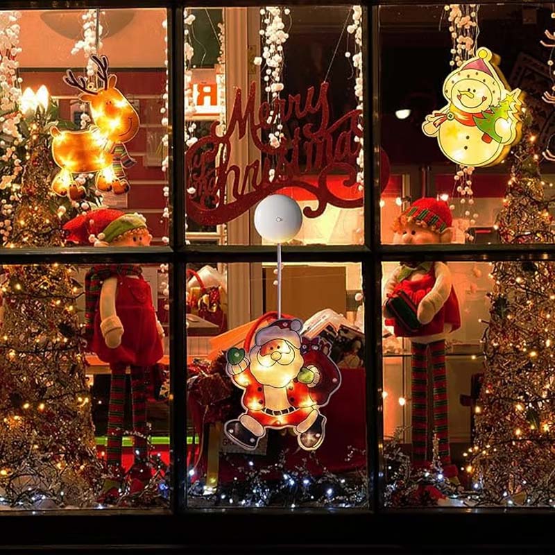 Christmas Window Suction Cup Lights