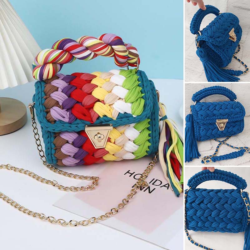 Ethnic Style Knitting Bag