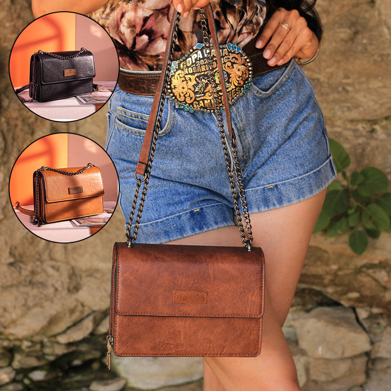 Double-layer flip cover bag