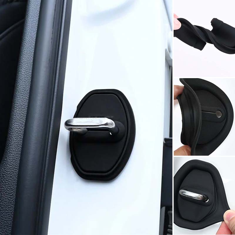 Car Silicone Door Latch Protective Cover(4PCS)