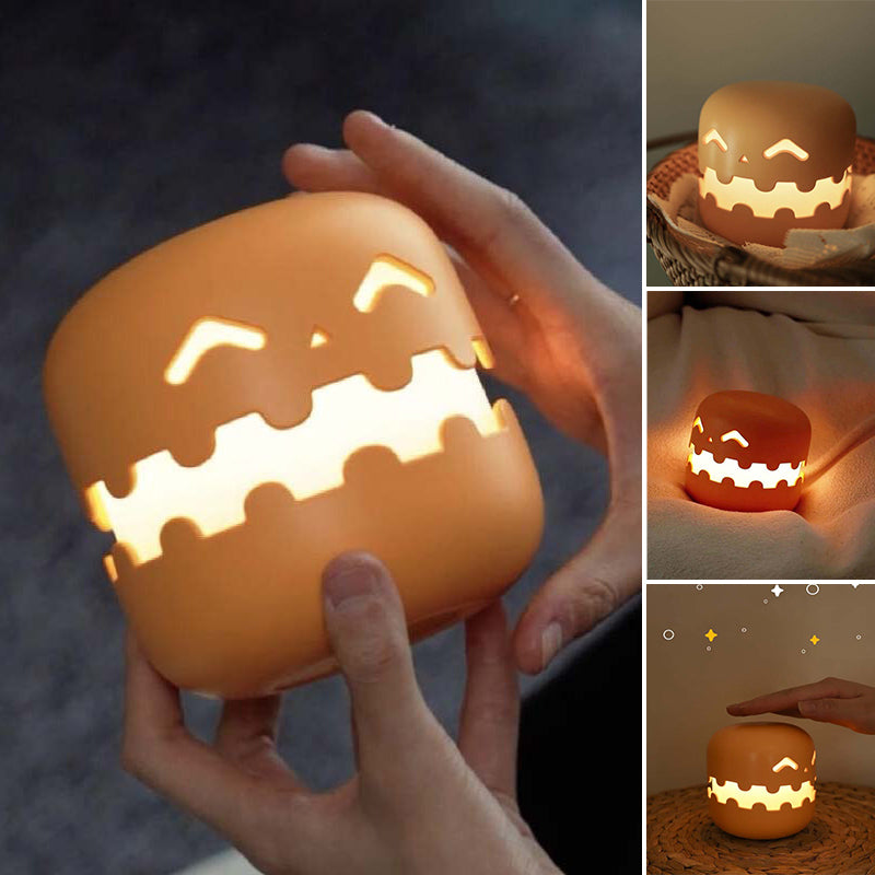 Halloween Creative Pumpkin Dimming Timer Night Light