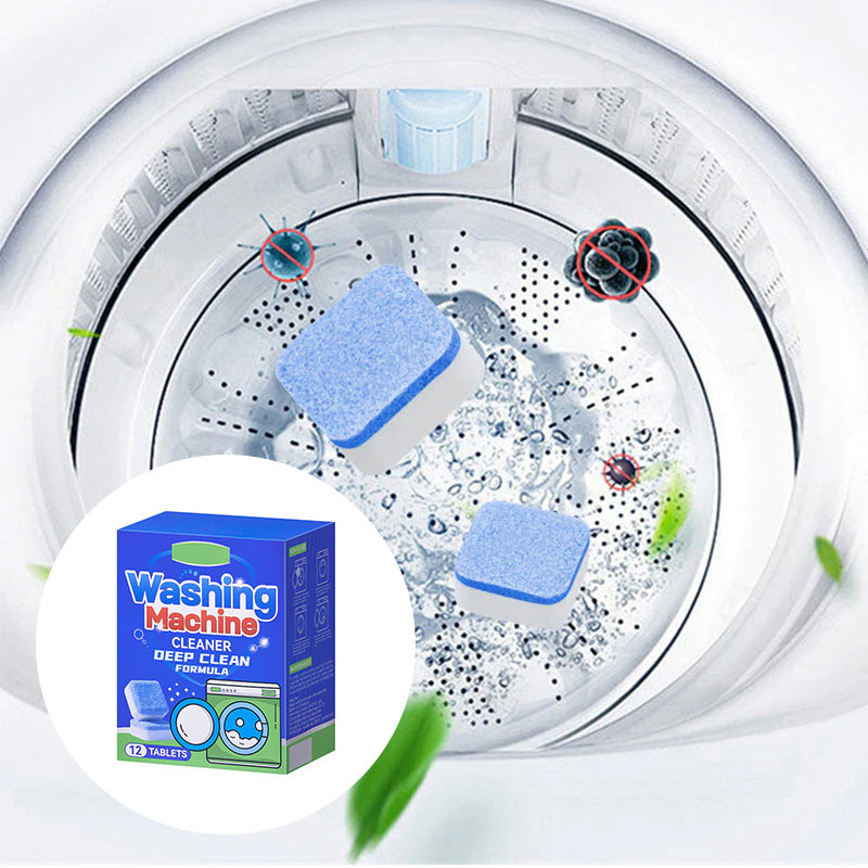 Washing machine effervescent tablets