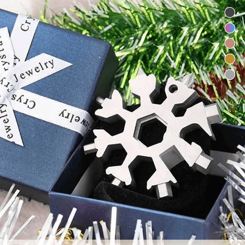 18-in-1 stainless steel snowflakes multi-tool