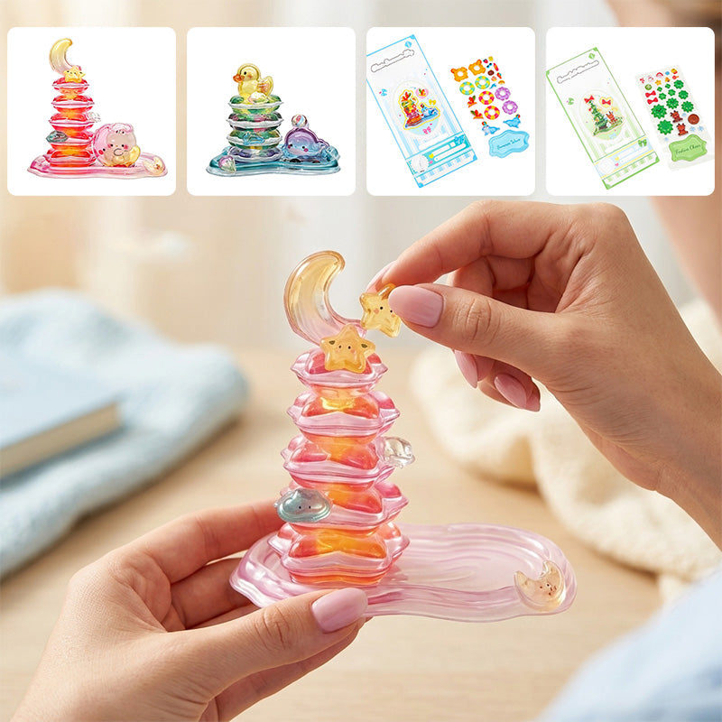 3D Relief Puffy Stickers