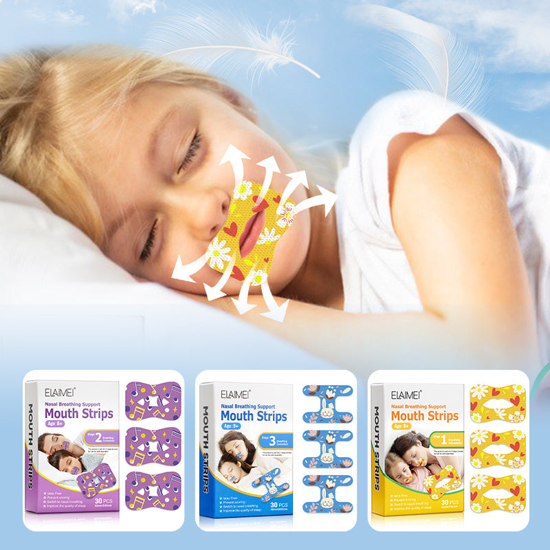 Universal anti-snoring patch for children