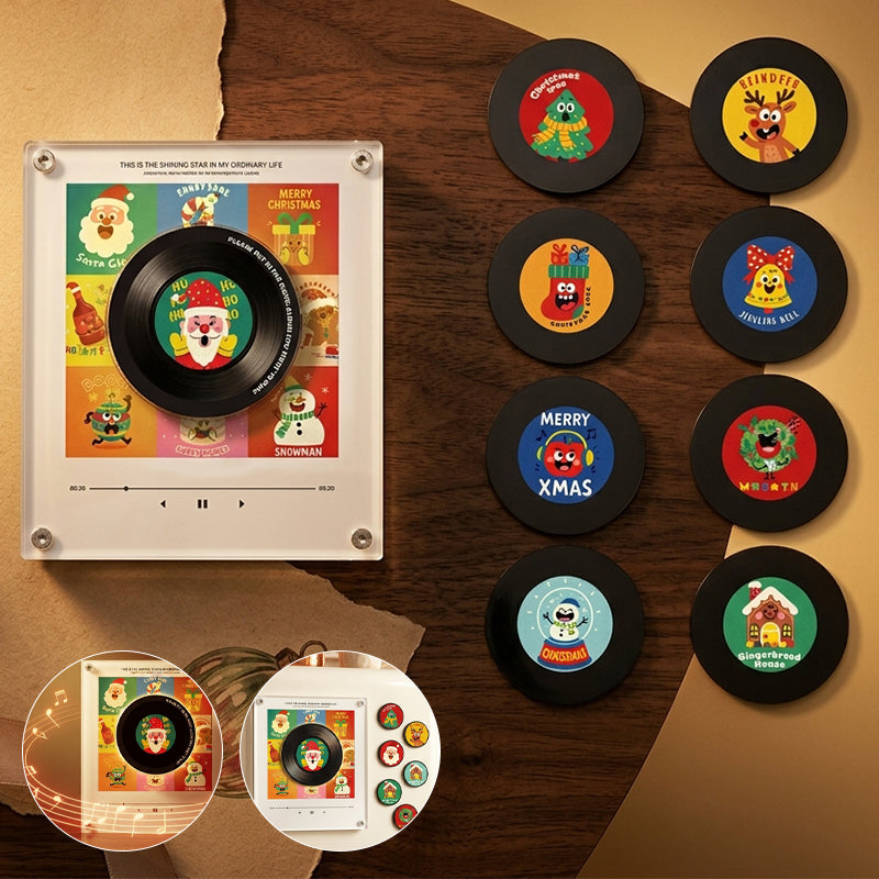 NFC-enabled music refrigerator magnet