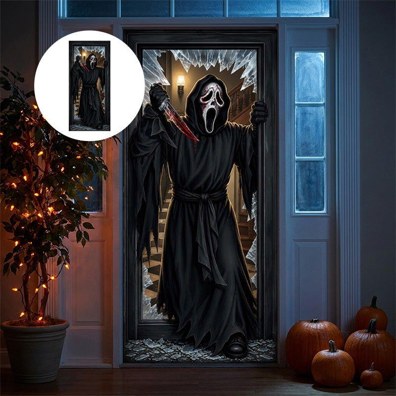 Halloween Elastic Door Cover