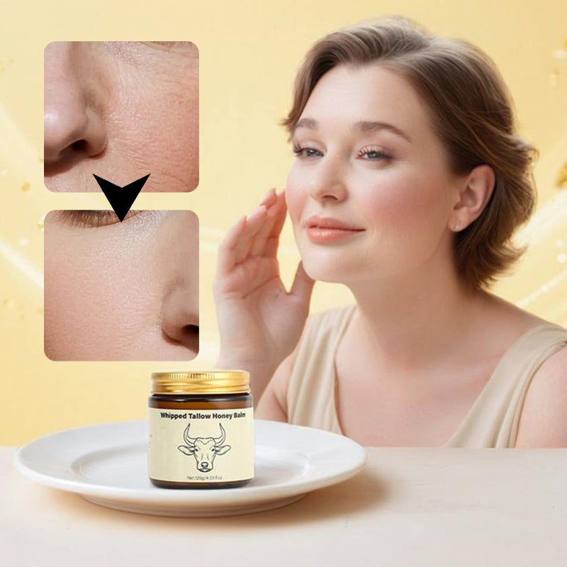 Whipped Beef Tallow Balm Grass-Fed Tallow Face Moisturizer