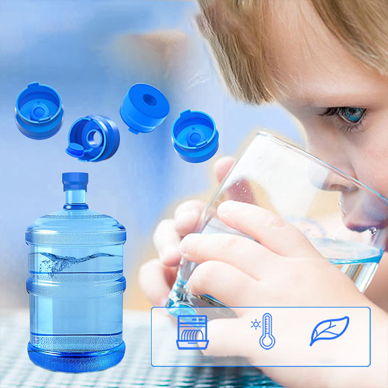 Blue Silicone Water Jug Cap