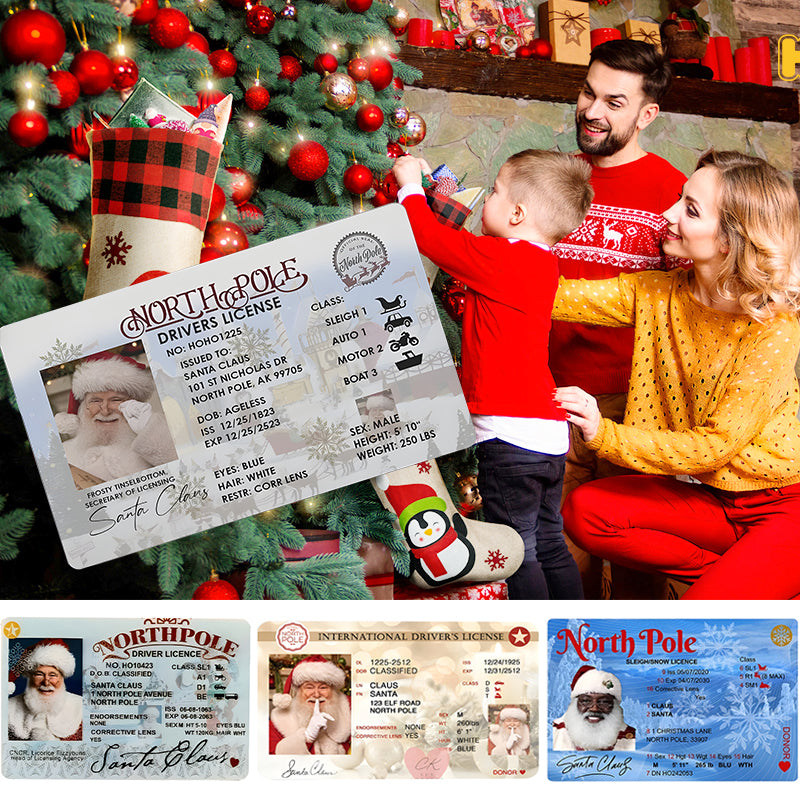 🎅Santa's Lost Drivers License|Funny Gifts For Kids