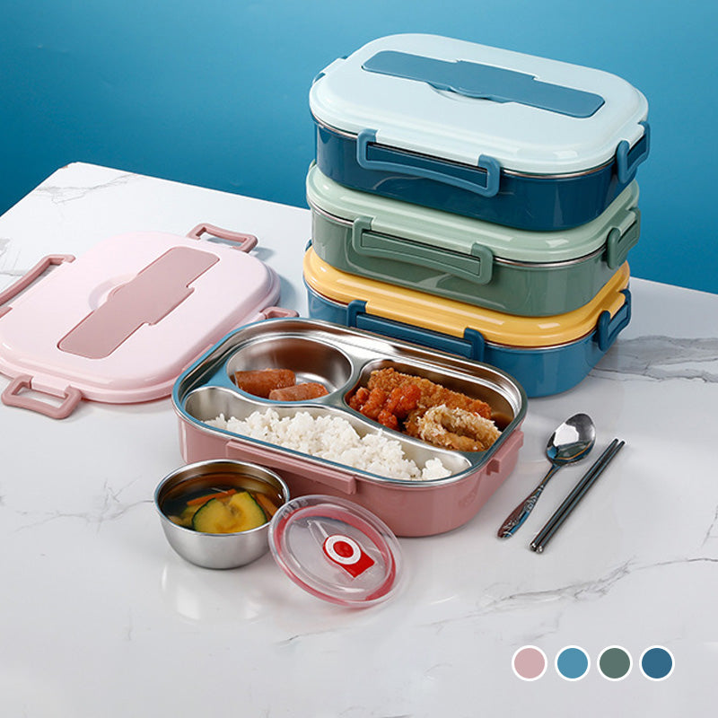 Stainless steel large capacity portable lunch box