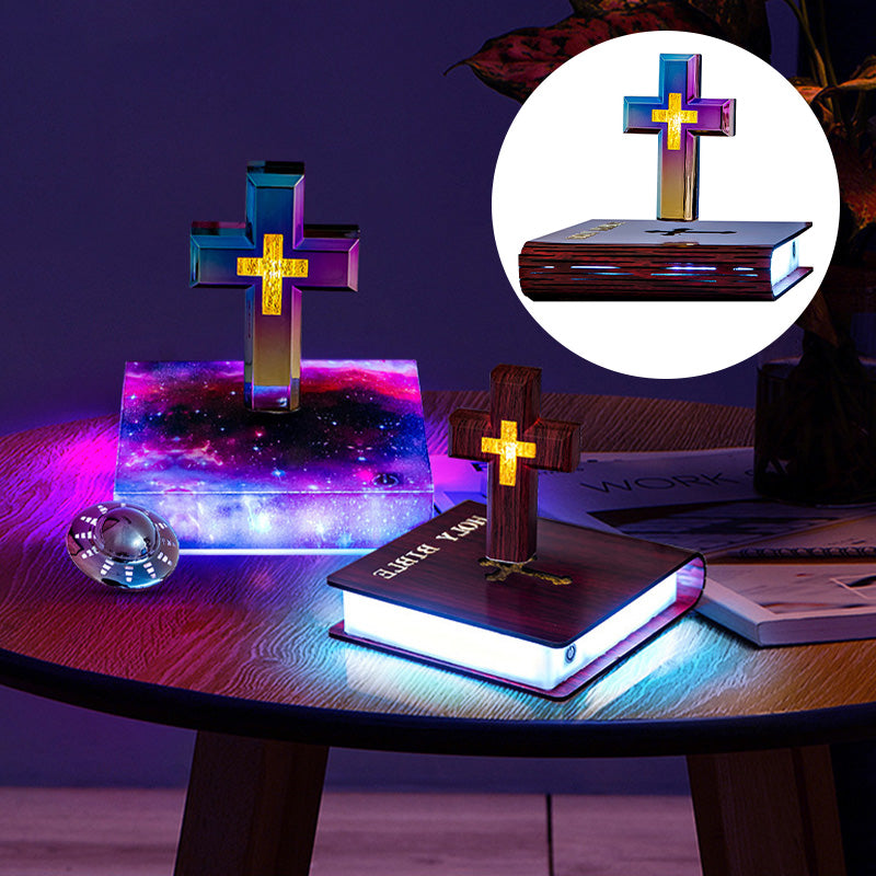 Magnetic Levitating Lamp Floating Cross