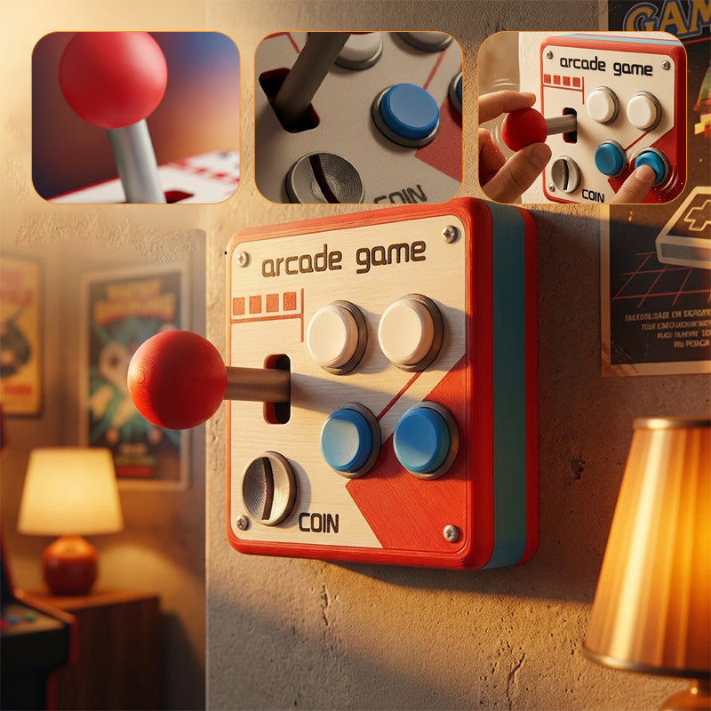 Retro Arcade Joystick Light Switch Cover