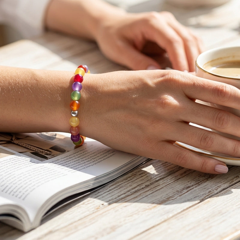 Dopamine Rainbow Necklace
