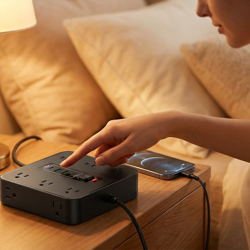Smart USB Power Strip Extension Hub