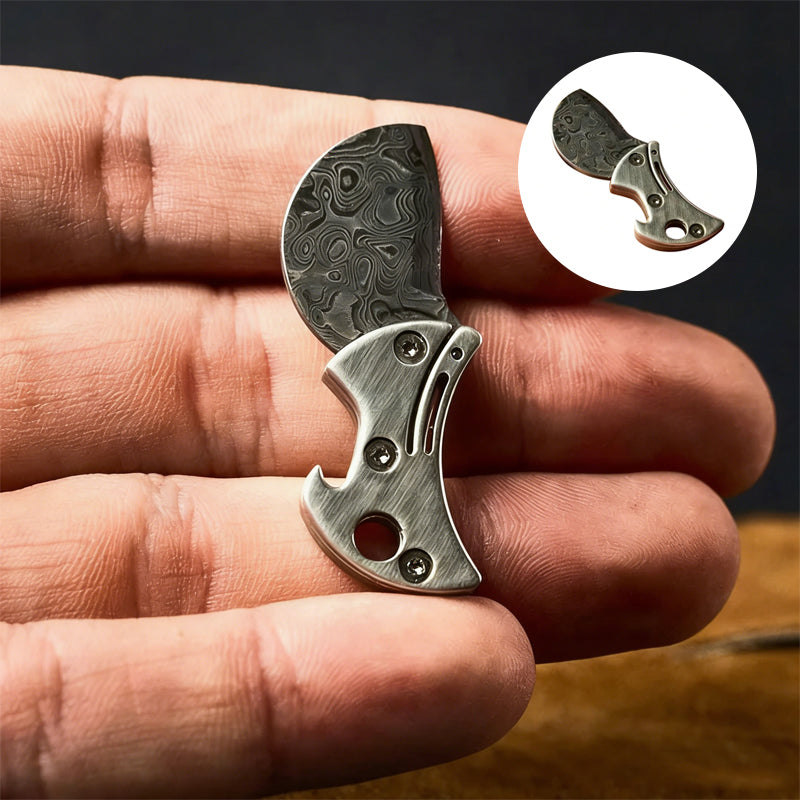 Mini corkscrew and EDC knife
