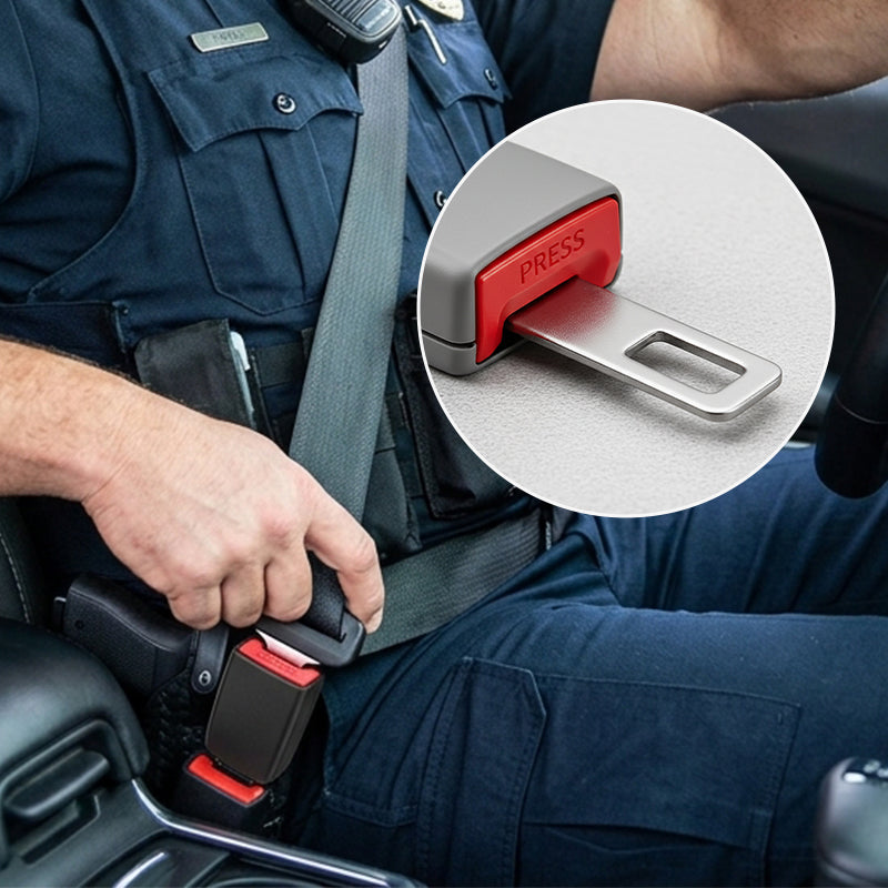Car seat belt plate