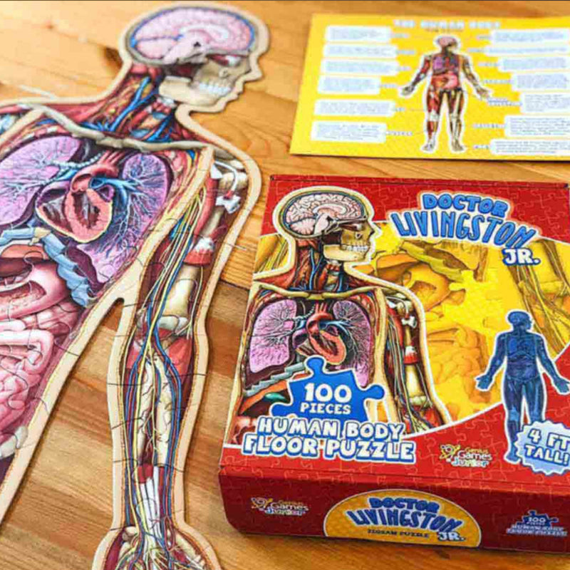 Kid's 100 Piece Human Body Floor Puzzle