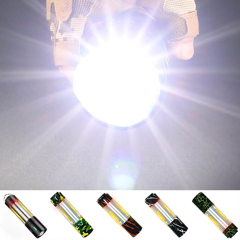 White Laser Zoom Flashlight