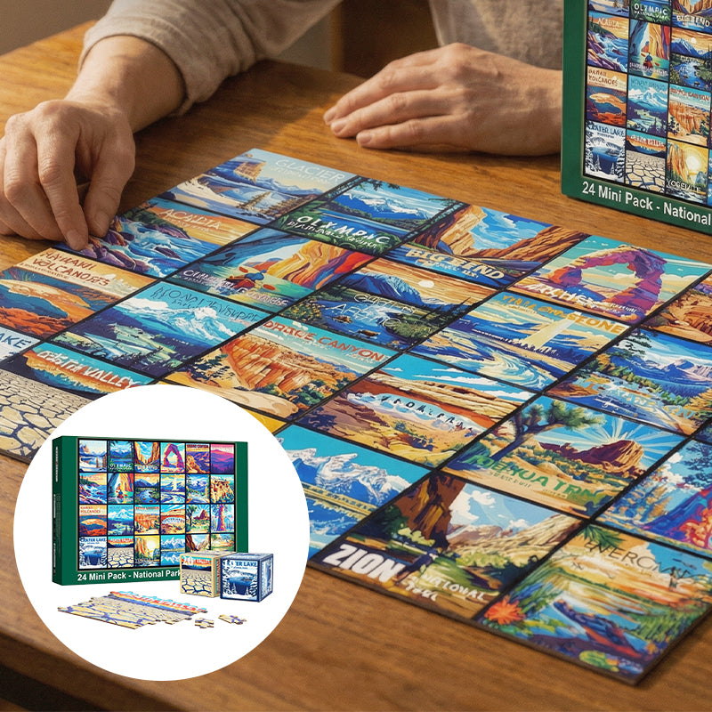 24 Mini Pack 1000 Pieces Jigsaw Puzzle