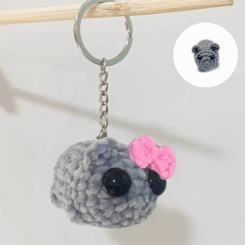 Sad Hamster Crochet Doll