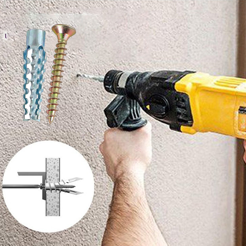 Upgraded Serrated Iron Expansion Screw