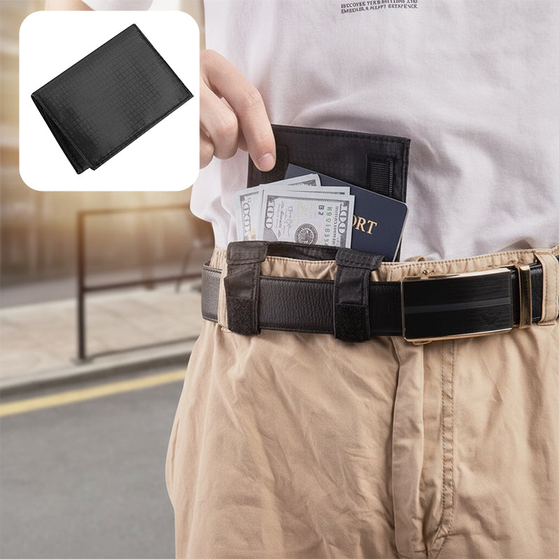 Waist-belt coin purse