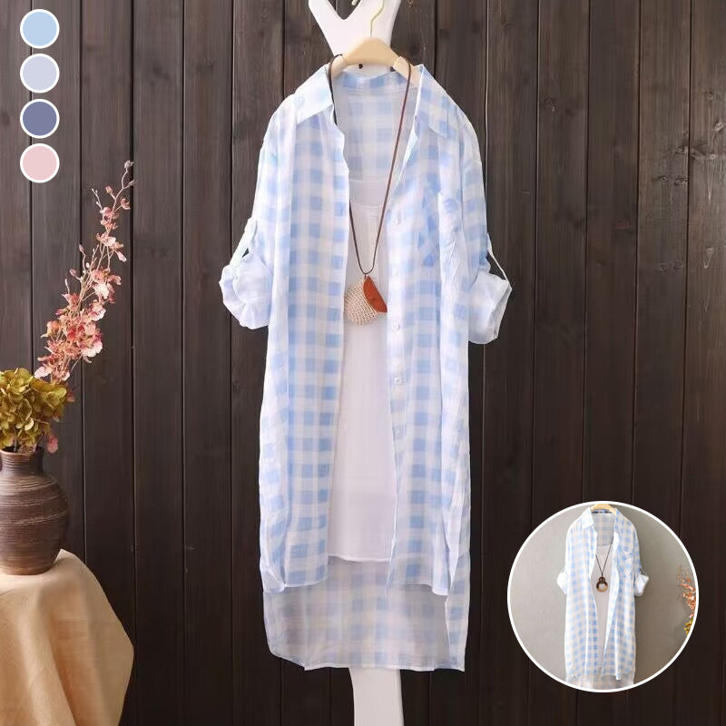Plaid Sun Protection Shirt