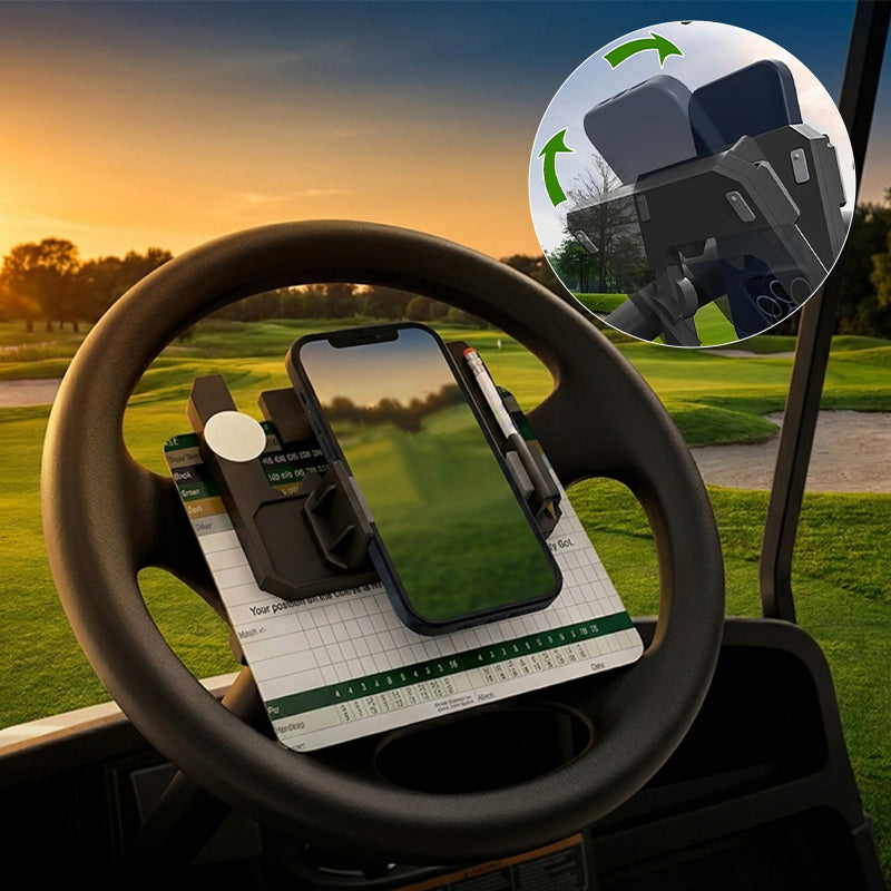 Golf Cart Steering Wheel Phone Mount