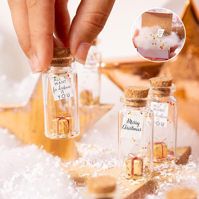 Christmas Card in a Bottle